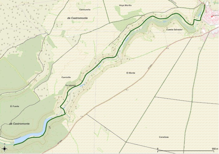 ruta embalse rio bajoz